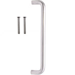 Bolt Fixed Pull Handle - 150 x 19mm - Satin Aluminium - tradefit - 3