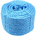Blue Rope Poly Polypropylene Builder Rope - 6mm x 30m - Plumber Electrician Draw Rope - tradefit - 5