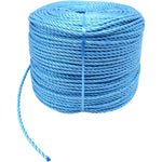Blue Rope Poly Polypropylene Builder Rope - 6mm x 220m - Plumber Electrician Draw Rope - tradefit - 3