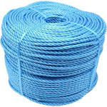 Blue Rope Poly Polypropylene Builder Rope - 6mm x 220m - Plumber Electrician Draw Rope - tradefit - 5