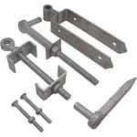 Field Gate Hinge Set Double Strap Adjustable Hook to Drive - (12