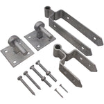 Field Gate Hinge Set Double Strap Hook On Plate - (12