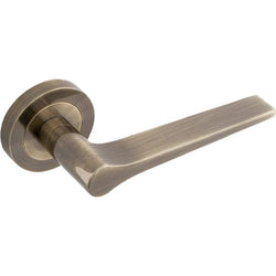 Motril Lever On Rose - Antique Brass - tradefit