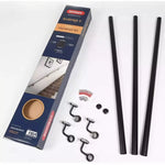 Handrail Kit - Interior Use - 3600mm - Matt Black - tradefit - 5