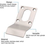 Cylinder Pull Finger Latch Oval Profile - Satin Stainless Steel - 86mm - tradefit - 2