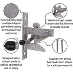 Field Gate Auto Catch Self Locking - 170mm - Hot Dip Galvanised - tradefit - 2