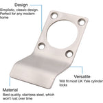 Cylinder Pull Finger Latch Rim Night Latch Profile - Satin Stainless Steel - 86mm - tradefit - 2