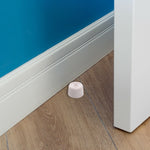 White Rubber Floor/Wall Mounted Door Stop - 31 x 22mm - White - tradefit - 4