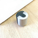 Floor Mounted Door Stop - 40mm - Satin Stainless Steel - tradefit - 5