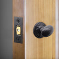 4 inch/102mm Bathroom Tubular Deadbolt Set - 82mm Backset - Antique Black - tradefit