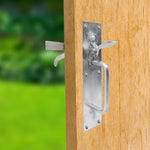 Medium Suffolk Latch - 205 x 50mm - Galvanised - tradefit - 5