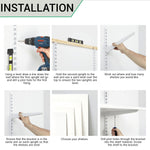 Twin Slot Shelving - Bracket - White - 370mm - tradefit - 8