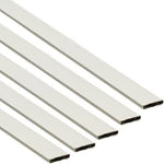 Intumescent Fire Door Seal Strip - Fire Only - 20x4x2100mm - White - Trade Pack of 150 - tradefit - 1
