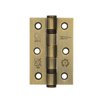 Antique Brass Fire Door Hinges - 3 Inch/76mm - Grade 7 Ball Bearing - Pack 2 - tradefit - 1