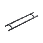 Guardsman Pull Handles BTB - 600x25mm - Matt Black - tradefit - 1