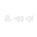 Fanlight Catch - 45mm - Polished Chrome - tradefit - 2