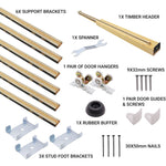 Pocket Door Kit for Single Doors - 915 x 2032mm Max Door Size - 120mm Finished Wall Thickness - tradefit - 5