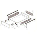 Metal Drawer Box Side Pack 30kg H150 x L270mm Ext 75% Cream - tradefit - 7