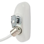 Cable Window Restrictor Mk2 With Fixings - 200mm - White - tradefit - 7