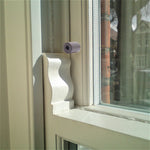 Locking Security Sash Window Stop Set - Pack of 2 with Key - Matt Bronze - tradefit - 6