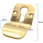 Designer Euro Cylinder Pull Face Fixed - SUS316 - PVD Brass - tradefit - 3