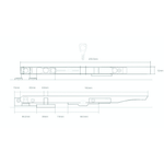 Locking Window Stay - 250mm - Satin Chrome - tradefit - 3