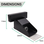 Garage Door Defender - 220x74x115mm - Black - tradefit - 4