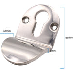 Designer Euro Cylinder Pull Back to Back Fix - Marine Grade 316 - Polished Stainless - tradefit - 3