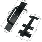 Heavy Suffolk Latch - 219 x 50mm - Black - tradefit - 3