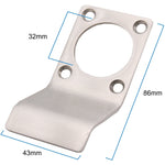 Cylinder Pull Finger Latch Rim Night Latch Profile - Satin Stainless Steel - 86mm - tradefit - 3