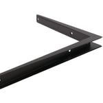 Mitre Shelf Bracket - 200 x 200mm - Black - tradefit - 3