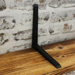 Mitre Shelf Bracket - 350 x 350mm - Black - tradefit - 4