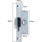 Mortice Budget Lock Recessed Type - Suits Square Key - tradefit - 2