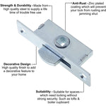 Mortice Budget Lock Recessed Type - Suits Square Key - tradefit - 3