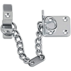 Narrow Security Door Chain - 44mm - Chrome Plated - tradefit