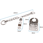 Narrow Security Door Chain - 44mm - Chrome Plated - tradefit - 2
