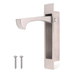 Sliding Pocket Door Edge Pull - 90mm x 18mm x 14mm Deep - Satin Nickel - tradefit - 1