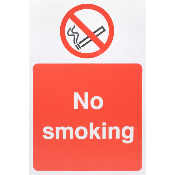No Smoking 400x600mm Screw Fixed - tradefit - Featured Image