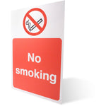 No Smoking 400x600mm Screw Fixed - tradefit - 6