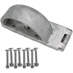 Heavy Hasp Staple With Padlock Protection - Galvanised - Right Hand - tradefit - 3