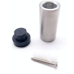 Chunky Projection Wall Mounted Door Stop - 70mm Projection - Satin Stainless - tradefit - 3