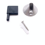 Floor Mounted Cone Door Stop - 38mm - Satin Stainless Steel - tradefit - 3