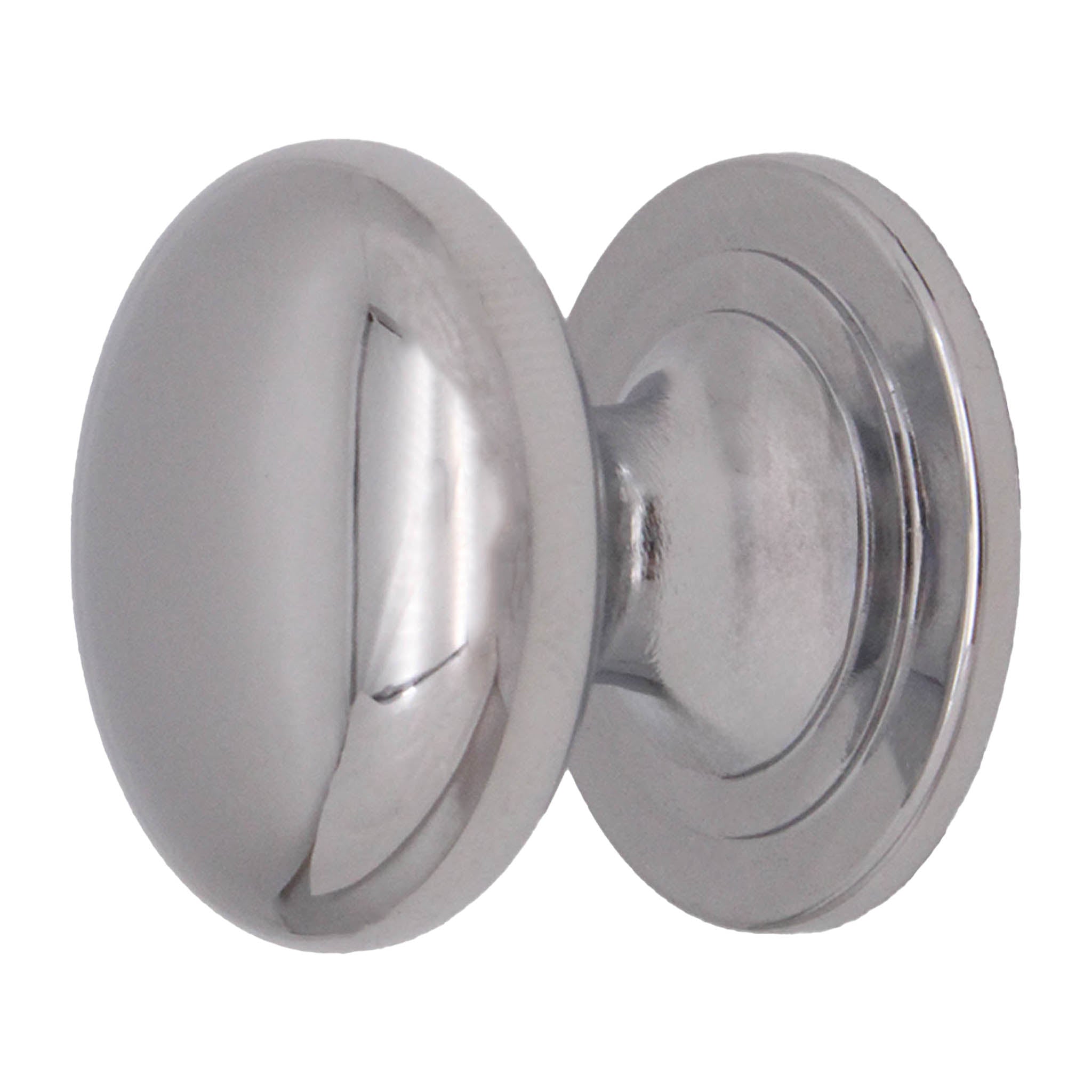 FURFITT 10 Pack Cabinet Knobs Polished Brass 1-1/6 Inch(30mm) Length