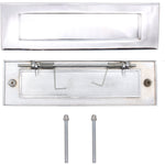 Victorian Letter Plate - 250x76mm - Polished Chrome - tradefit - 2