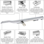 Locking Window Stay - 250mm - Polished Chrome - tradefit - 2