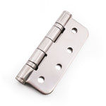 Polished Stainless Fire Door Hinges - 4 Inch/102mm - Grade 13 Steel Ball Bearing - Pack 2 - Radius - tradefit - 6