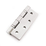 Polished Stainless Fire Door Hinges - 4 Inch/102mm - Grade 13 Steel Ball Bearing - Pack 2 - tradefit - 6