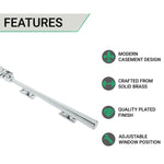 Contemporary Window Stay - 250mm - Polished Chrome - tradefit - 2