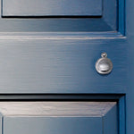 Victorian Keyhole Covered Escutcheon for Front Doors 34mm Polished Chrome - tradefit - 5