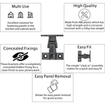 Press On Keku AS Clip - Black - Pack of 10 - tradefit - 4